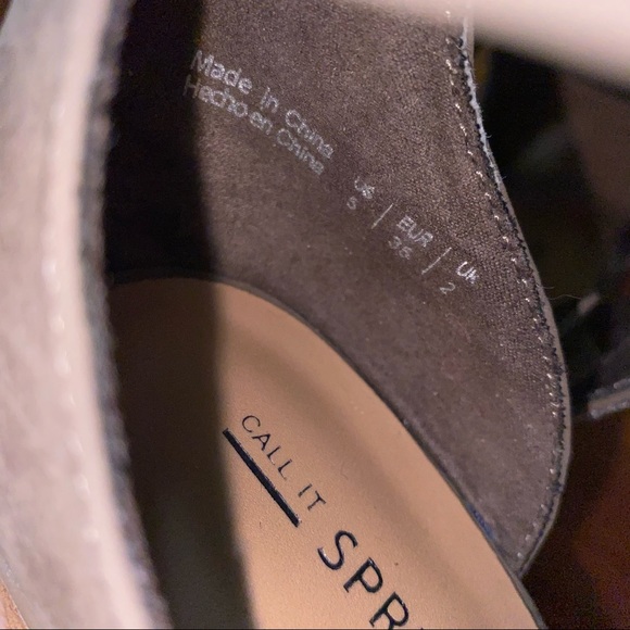 Call IT Spring- open toe booties - Picture 10 of 12